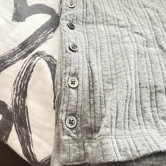 $1499 Authentic THOM BROWNE Made in JAPAN Men’s Grey Polo Sweatshirt Sz.5 - Picture 9 of 12